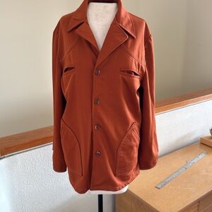Vintage 1970’s Golden Bee Collection Rust Orange Garment